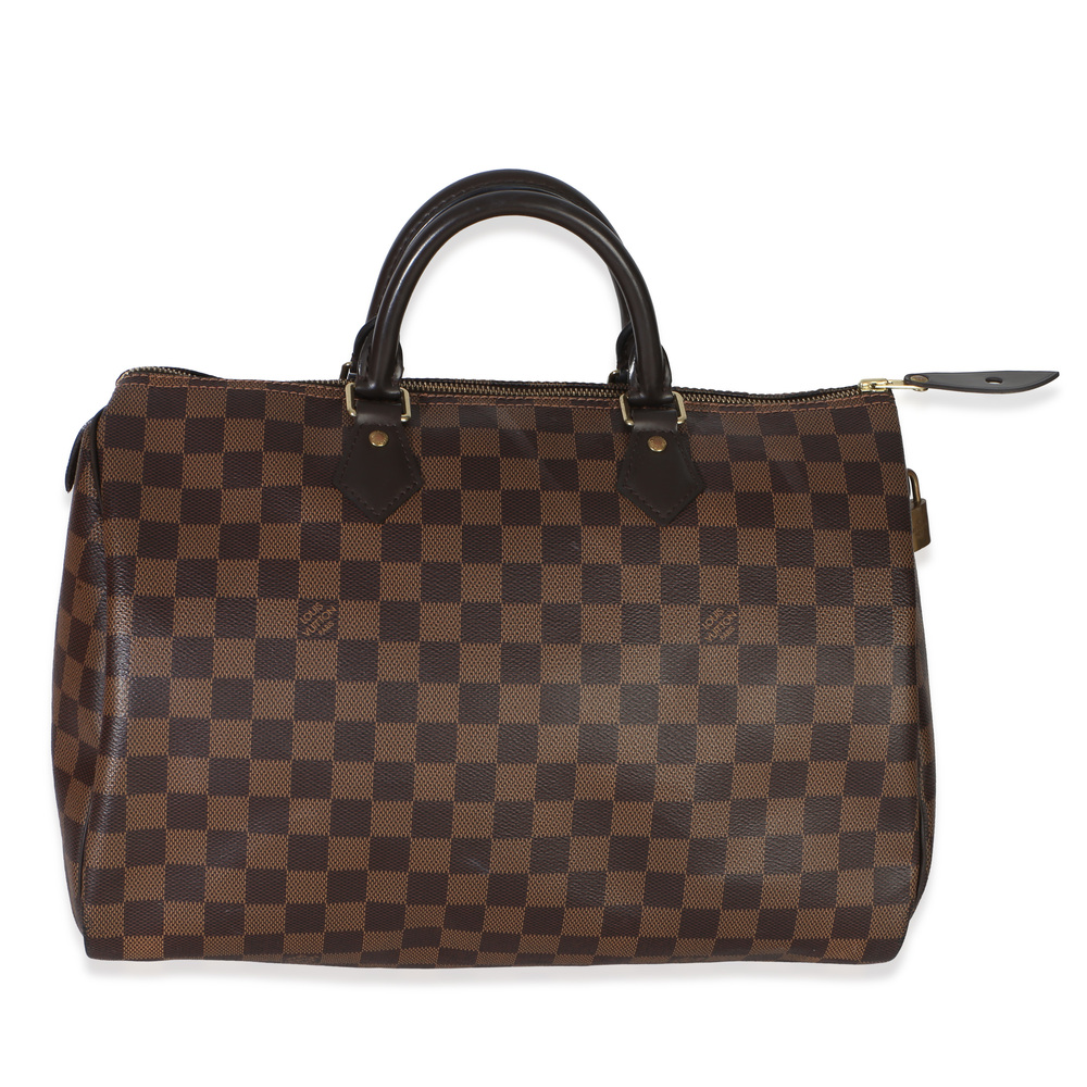 Louis Vuitton Damier Ebene Canvas Speedy 35